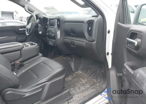 2021 Chevrolet Silverado 1500 2Wd Long Bed Wt из США, поврежденный, VIN 3GCNWAEH7MG363289